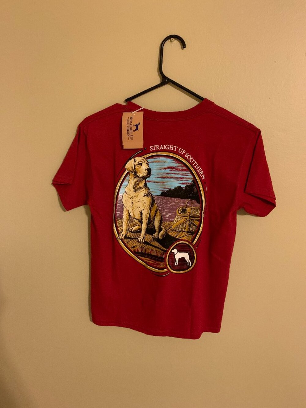 STRAIGHT UP SOUTHERN TEE SHIRT   YOUTH MEDIUM  NWT